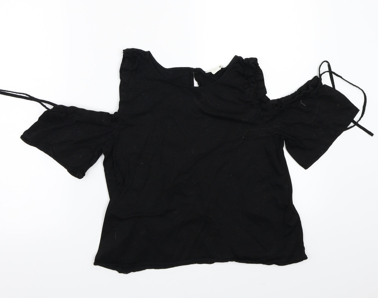 H&M Womens Black   Basic T-Shirt Size S