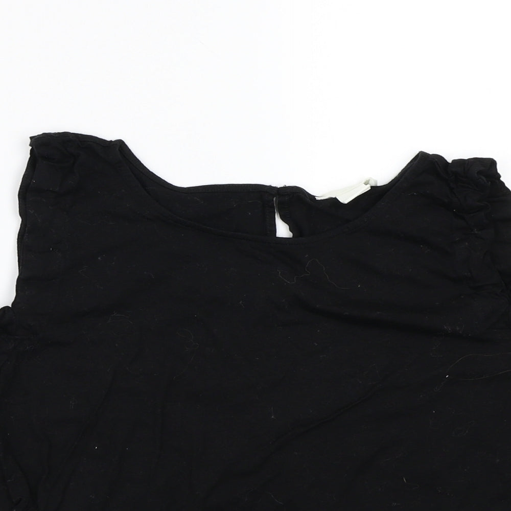 H&M Womens Black   Basic T-Shirt Size S