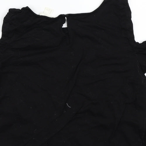 H&M Womens Black   Basic T-Shirt Size S