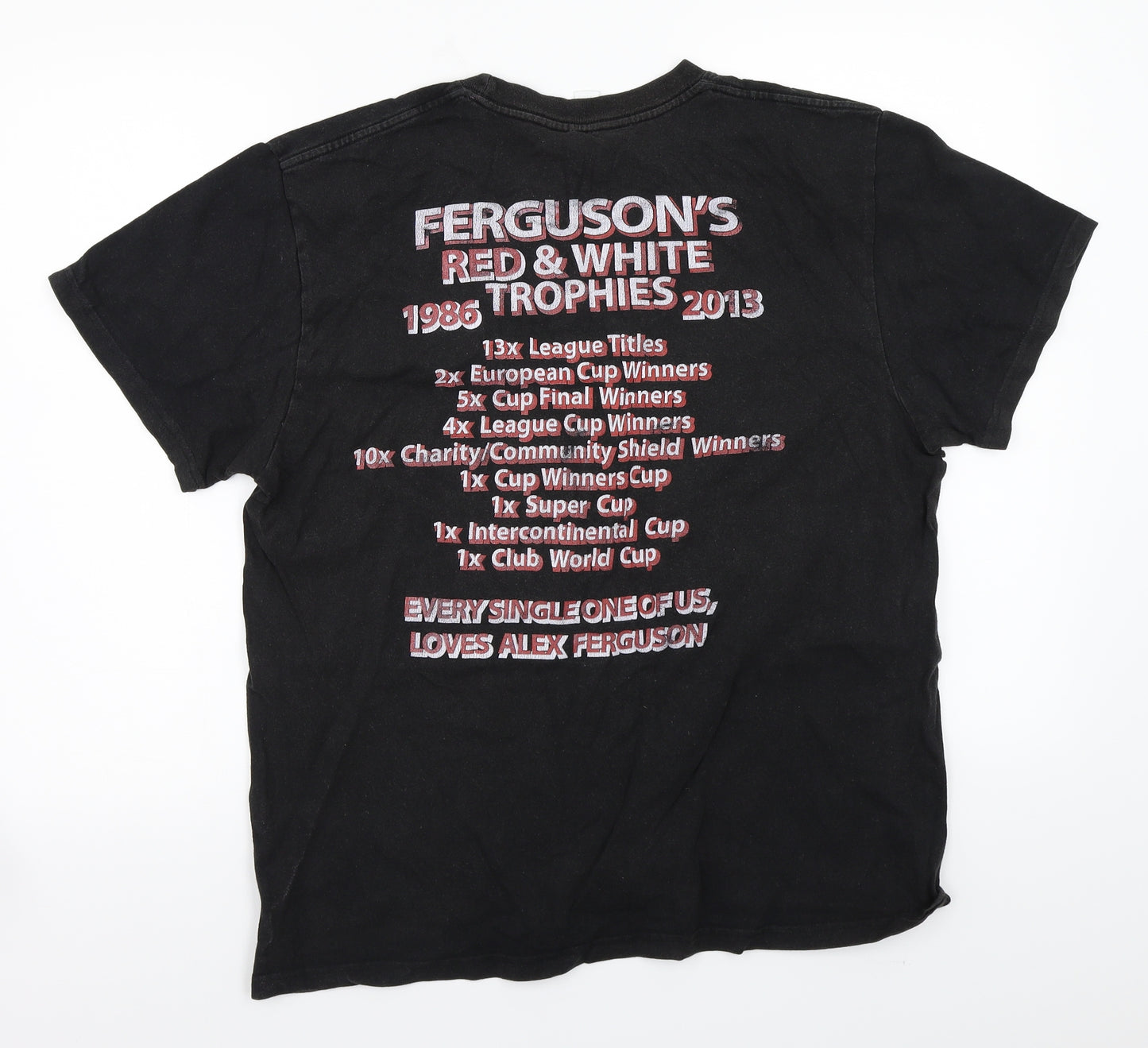 Club Womens Black   Basic T-Shirt Size L