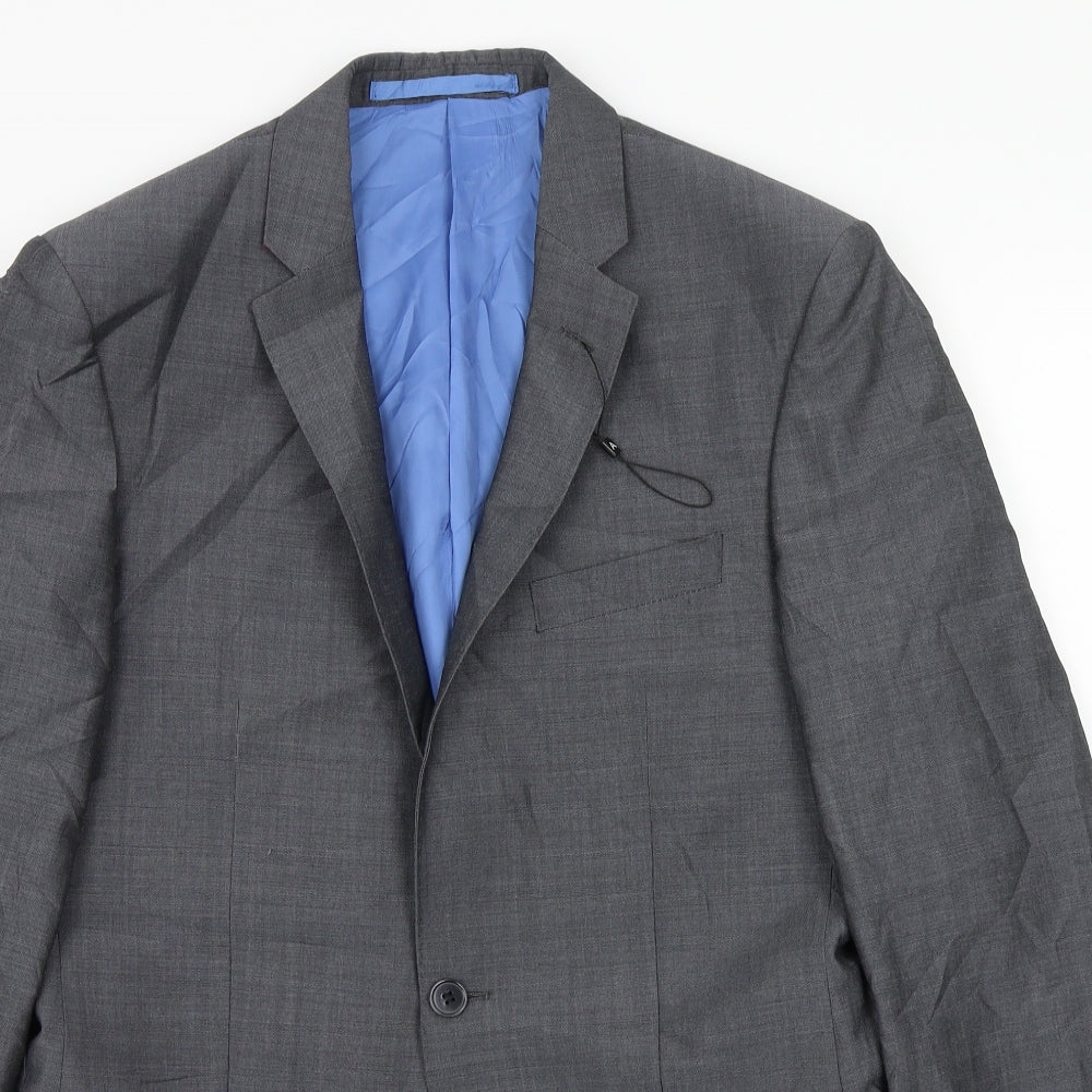 Marks and Spencer Mens Grey   Jacket Suit Jacket Size 38