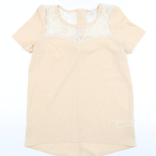 New Look Womens Pink   Basic Blouse Size 8