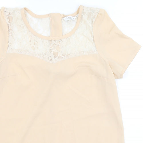 New Look Womens Pink   Basic Blouse Size 8