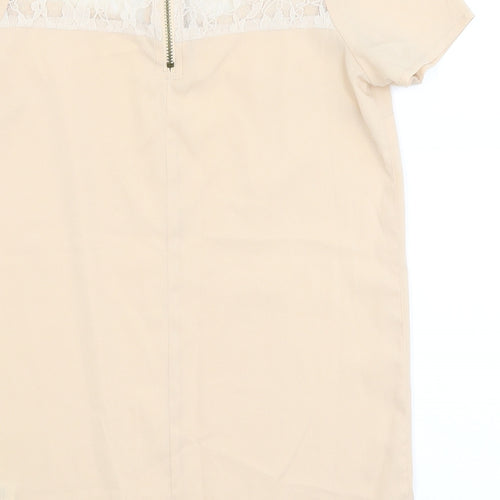 New Look Womens Pink   Basic Blouse Size 8