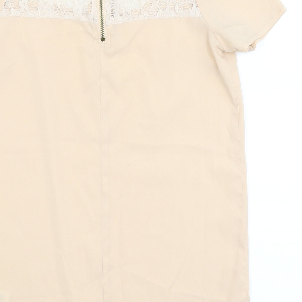 New Look Womens Pink   Basic Blouse Size 8