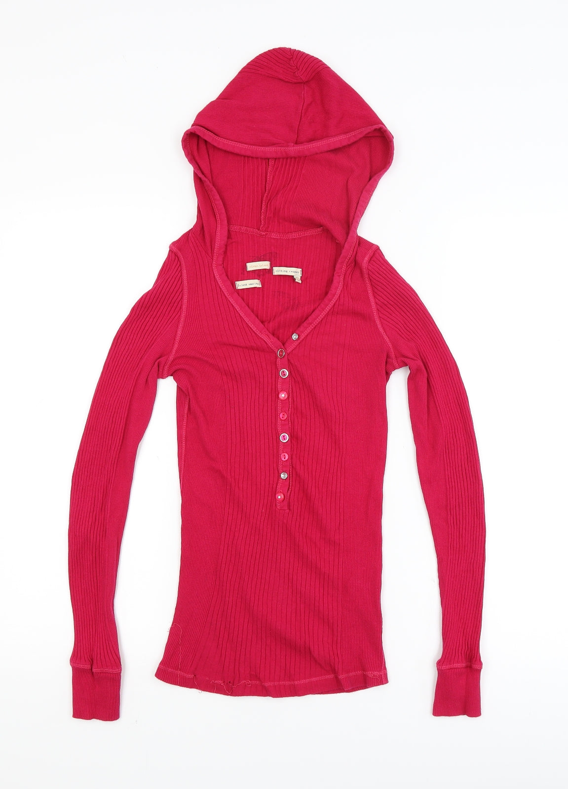 River Island Womens Pink   Pullover Hoodie Size 8
