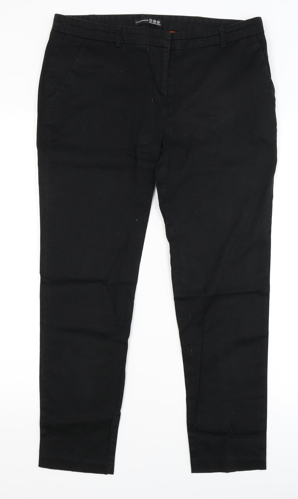 Atmosphere Womens Black   Cropped Trousers Size 12 L25 in
