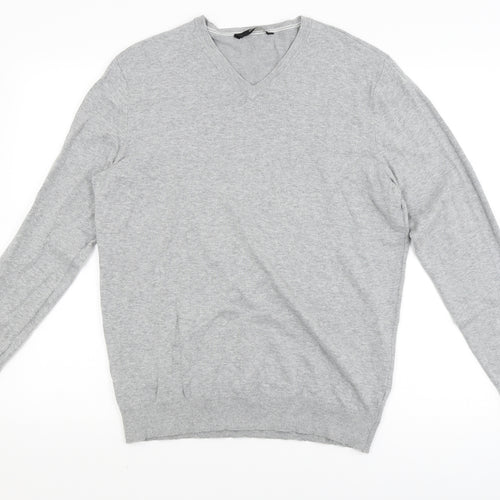 George Mens Grey   Pullover Jumper Size M