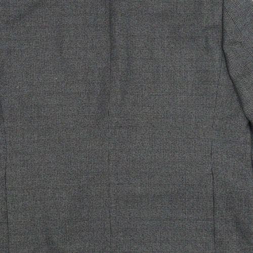 T&W Mens Grey Check  Jacket Suit Jacket Size 42