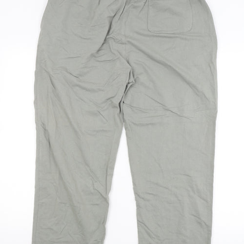 Cotton Traders Womens Grey   Sweatpants Trousers Size L L25 in