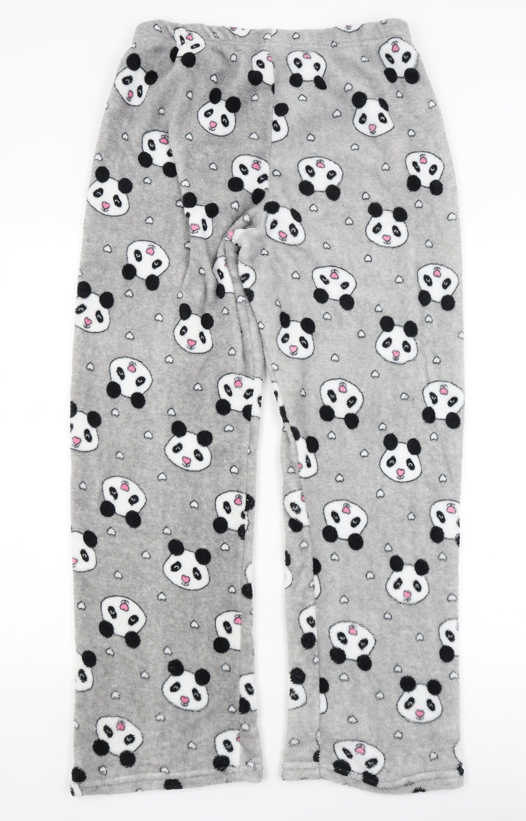 Love to Lounge Womens Grey Solid  Babydoll Lounge Pants Size L  - PANDA