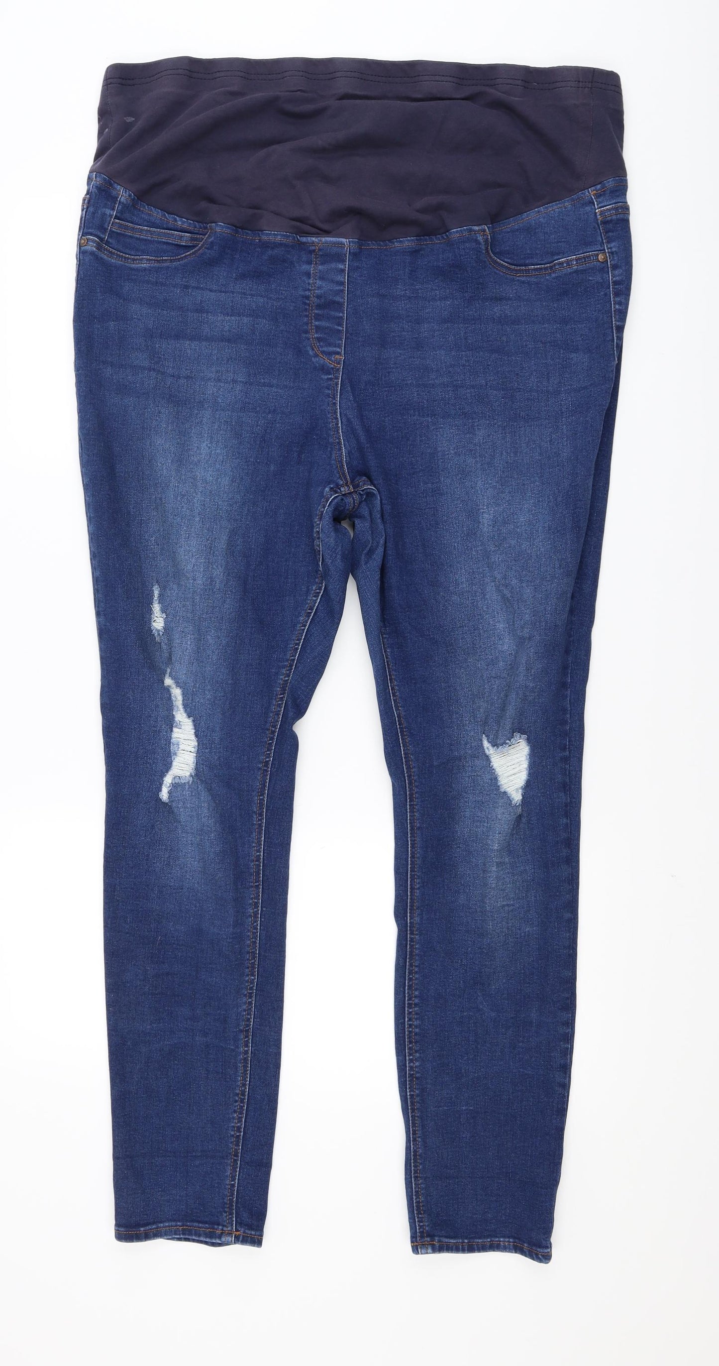 Papaya Womens Blue   Skinny Jeans Size 20 L28 in