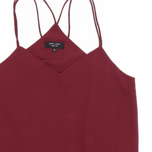 New Look Womens Red   Camisole Tank Size 10