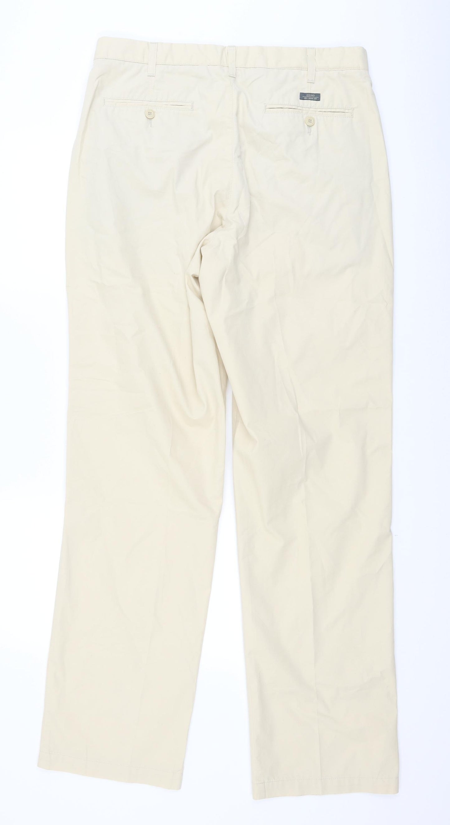 Blue Harbour Mens Ivory   Chino Trousers Size 36 L34 in