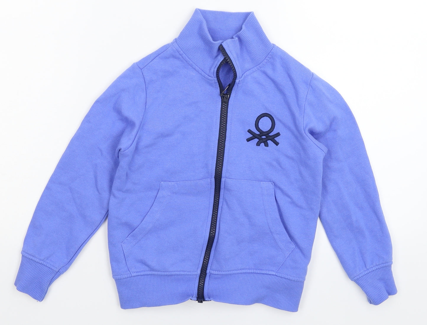 United Colors of Benetton Boys Blue   Track Jacket Jacket Size 4-5 Years
