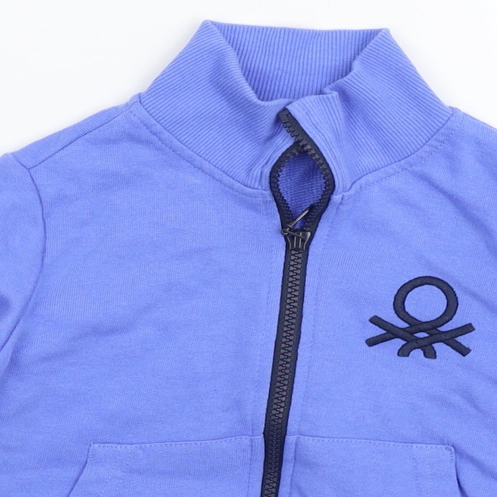United Colors of Benetton Boys Blue   Track Jacket Jacket Size 4-5 Years