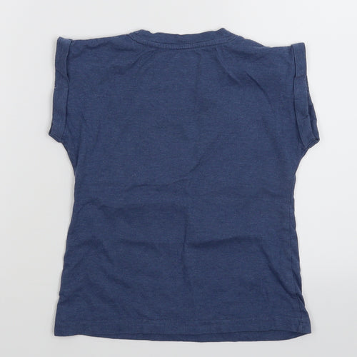 Pep&Co Boys Black   Basic T-Shirt Size 6-7 Years
