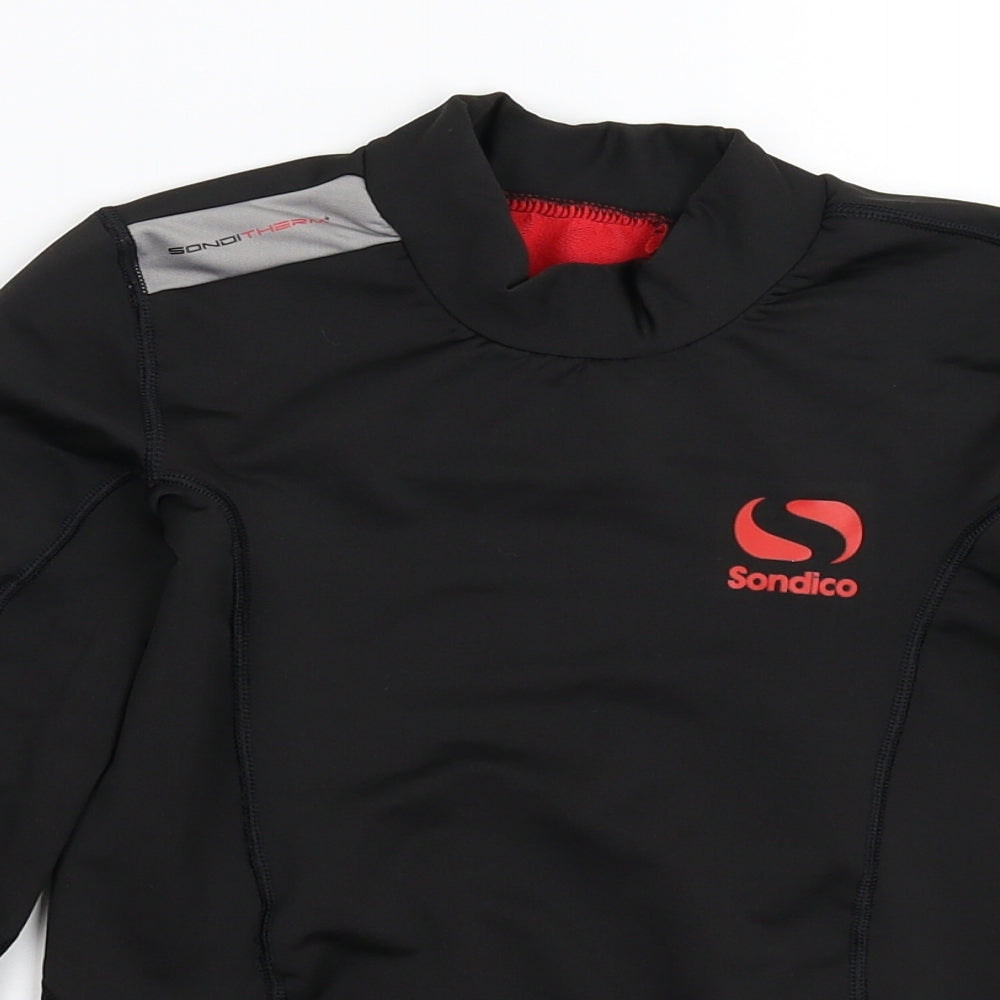Sondico Boys Black   Jersey T-Shirt Size 12 Years