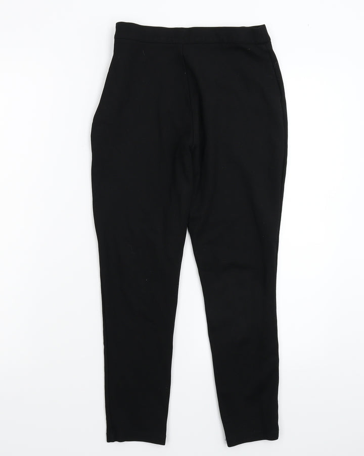 Marks and Spencer Girls Black Capri Trousers Size 12-13 Years
