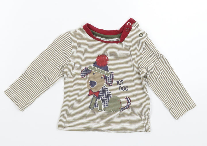 TU Baby Multicoloured Spotted  Basic T-Shirt Size 3-6 Months