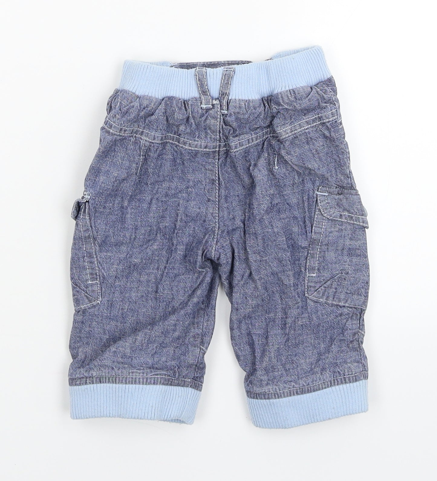 TU Baby Blue  Denim Capri Jeans Size 3-6 Months