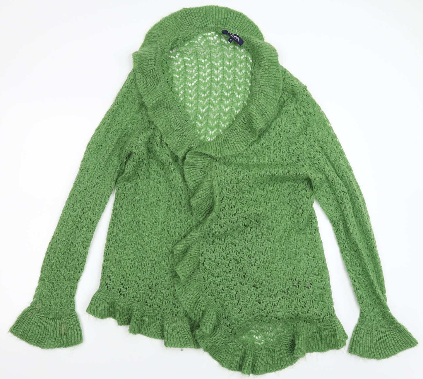 Debenhams Womens Green  Knit Cardigan Jumper Size 20