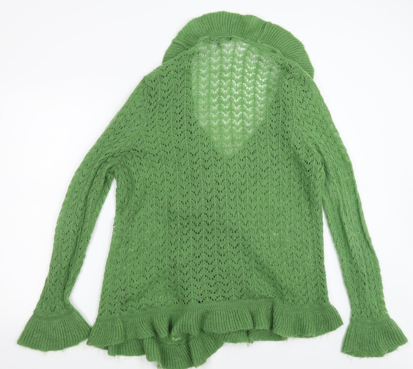 Debenhams Womens Green  Knit Cardigan Jumper Size 20