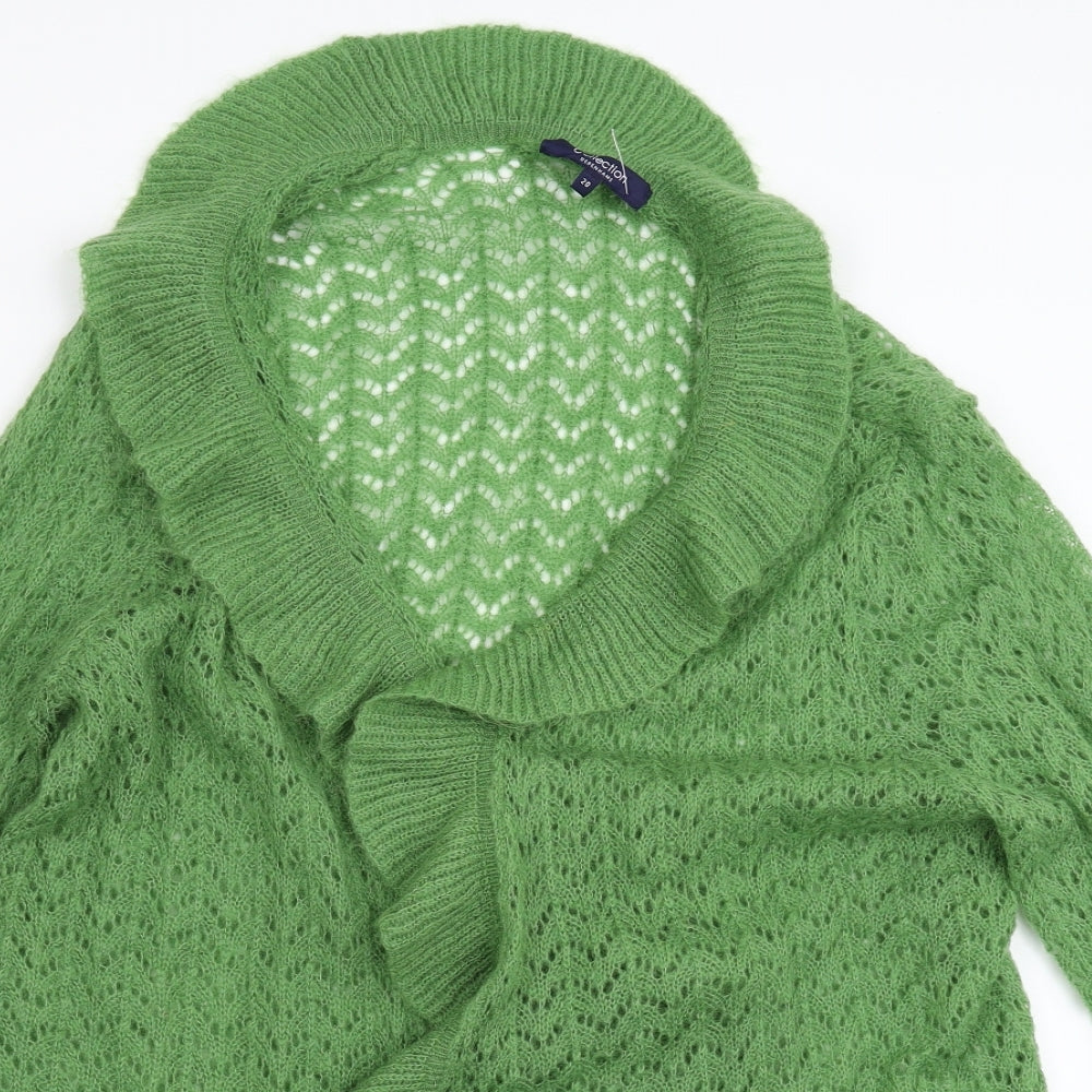Debenhams Womens Green  Knit Cardigan Jumper Size 20