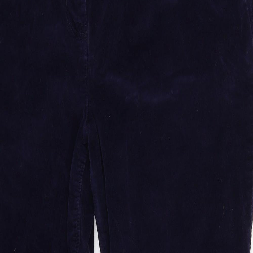 NEXT Womens Blue  Corduroy Trousers  Size 20 L29 in
