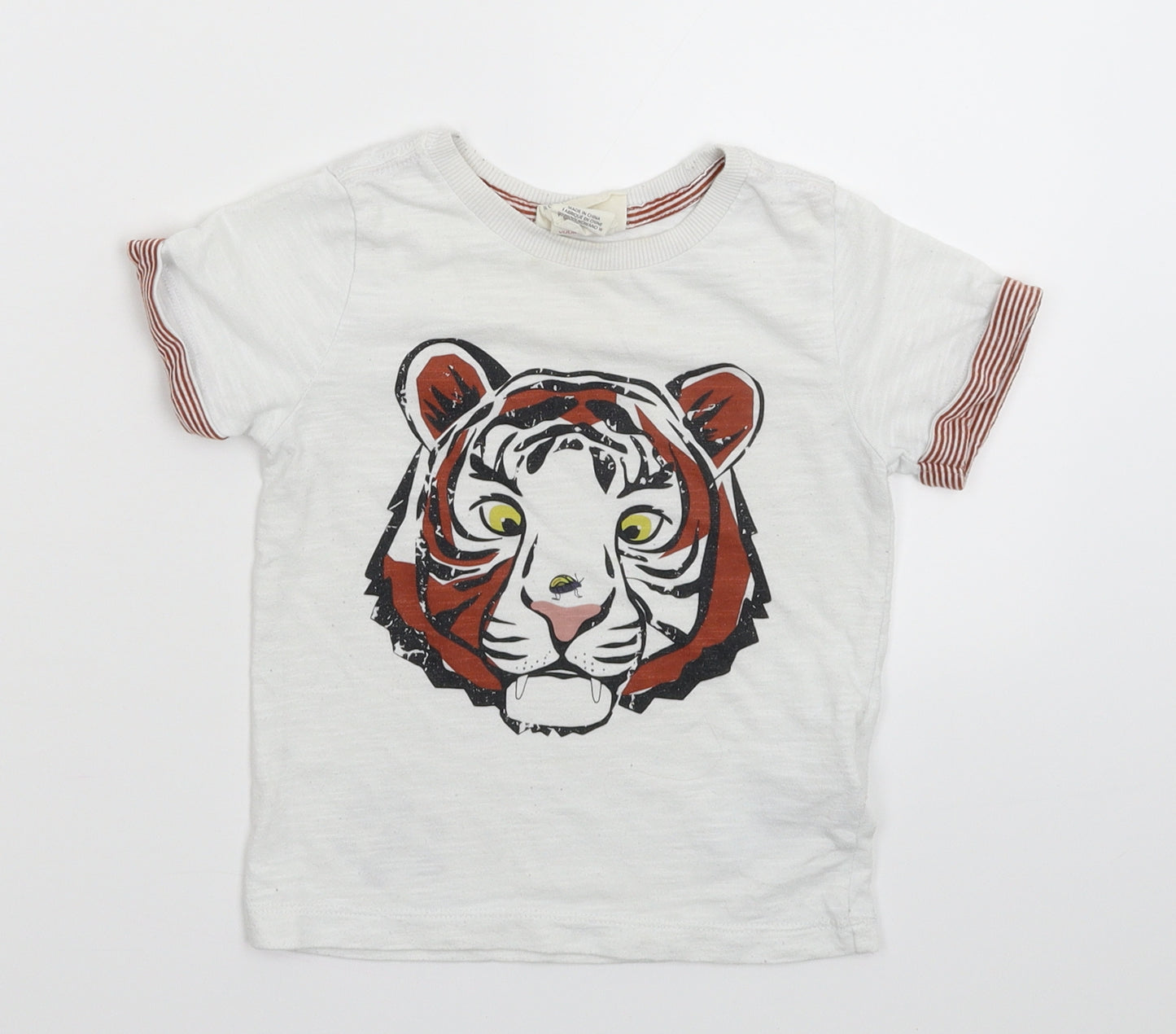 Rorie Whelan Boys White   Basic T-Shirt Size 2-3 Years