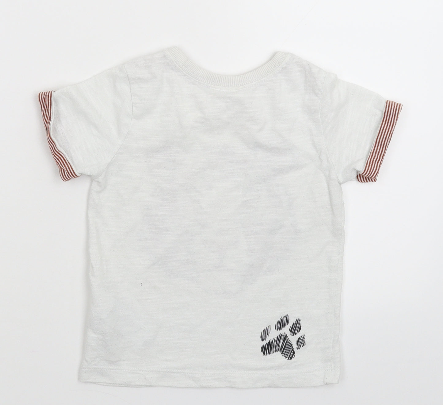 Rorie Whelan Boys White   Basic T-Shirt Size 2-3 Years