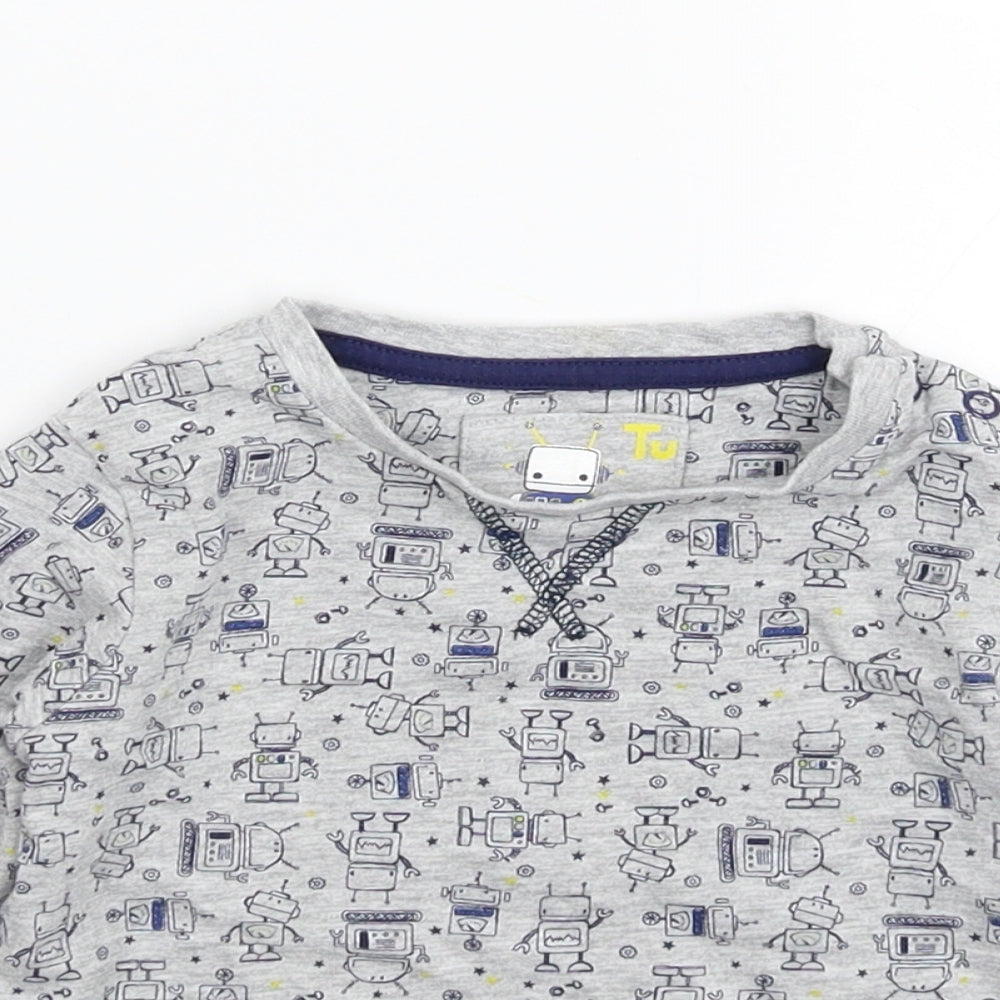 TU Baby Grey   Basic T-Shirt Size 12-18 Months