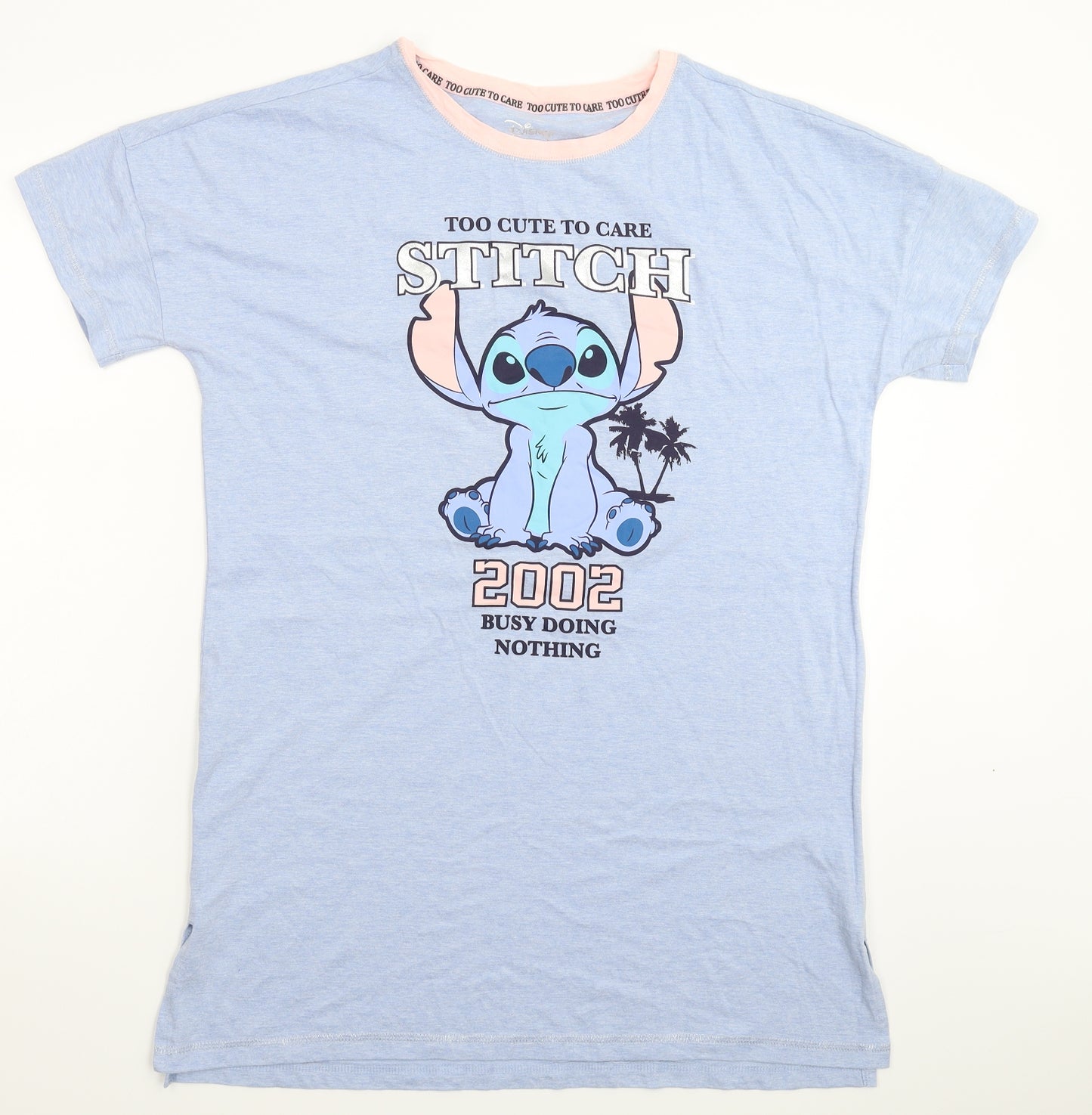 Primark Womens Blue   T-Shirt Dress  Size 12  - Stitch