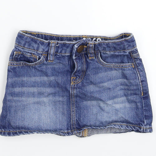 George Girls Blue  Denim A-Line Skirt Size 18-24 Months