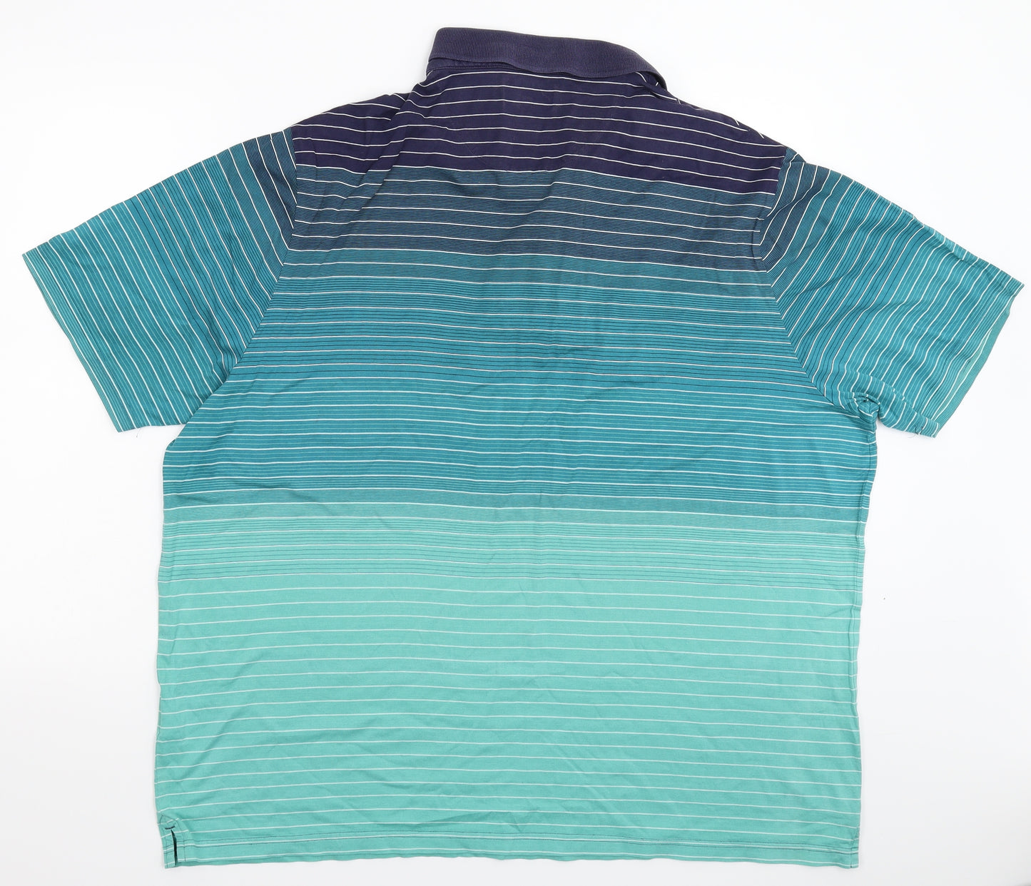 Blue Harbour Mens Multicoloured Striped   Polo Size 2XL