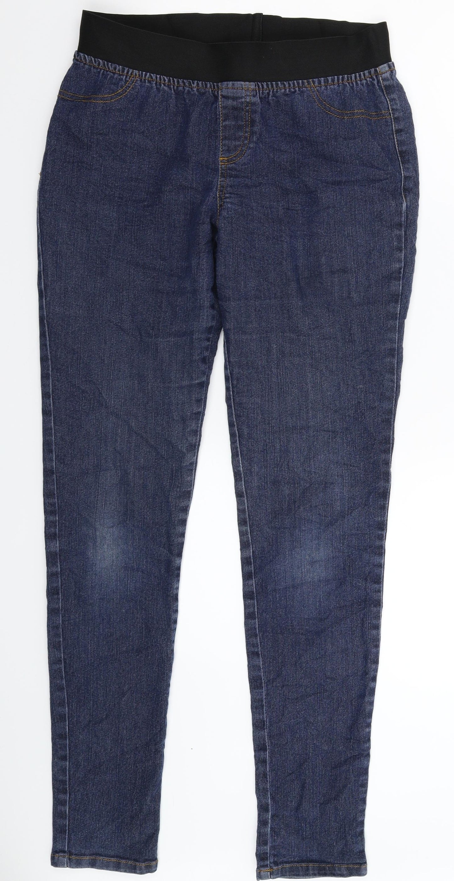 Preworn Womens Blue  Denim Jegging Jeans Size 30 in L31 in