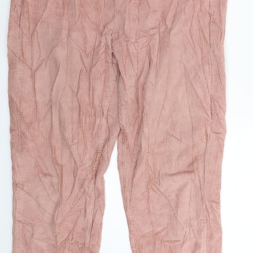 BDG Womens Beige  Corduroy Mom Jeans Size 28 in L27 in