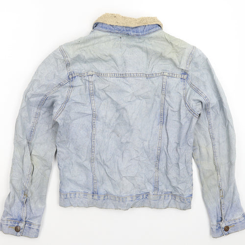 Missguided Womens Blue  Denim Jacket  Size 8