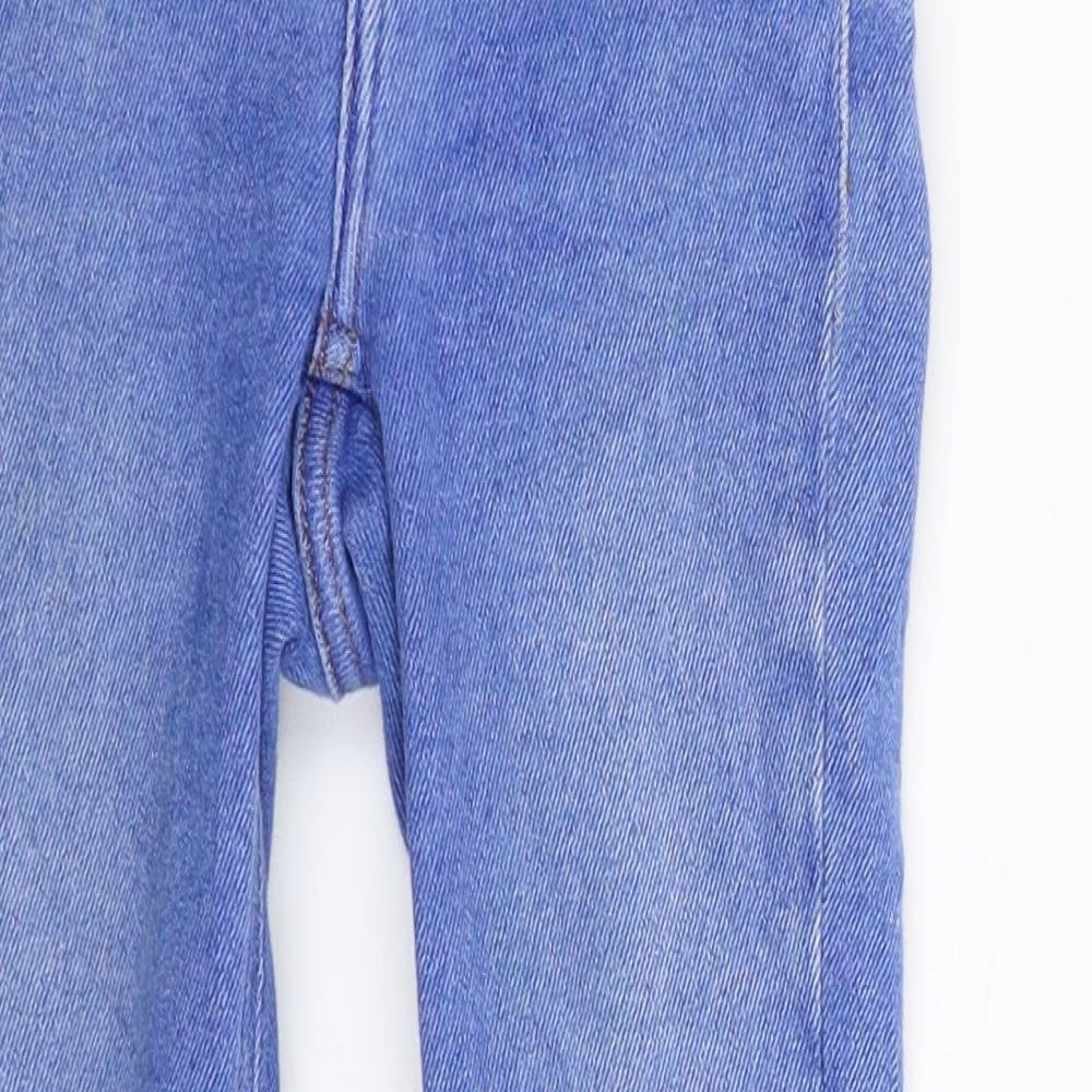 New Look Girls Blue  Denim Skinny Jeans Size 11 Years - Distressed