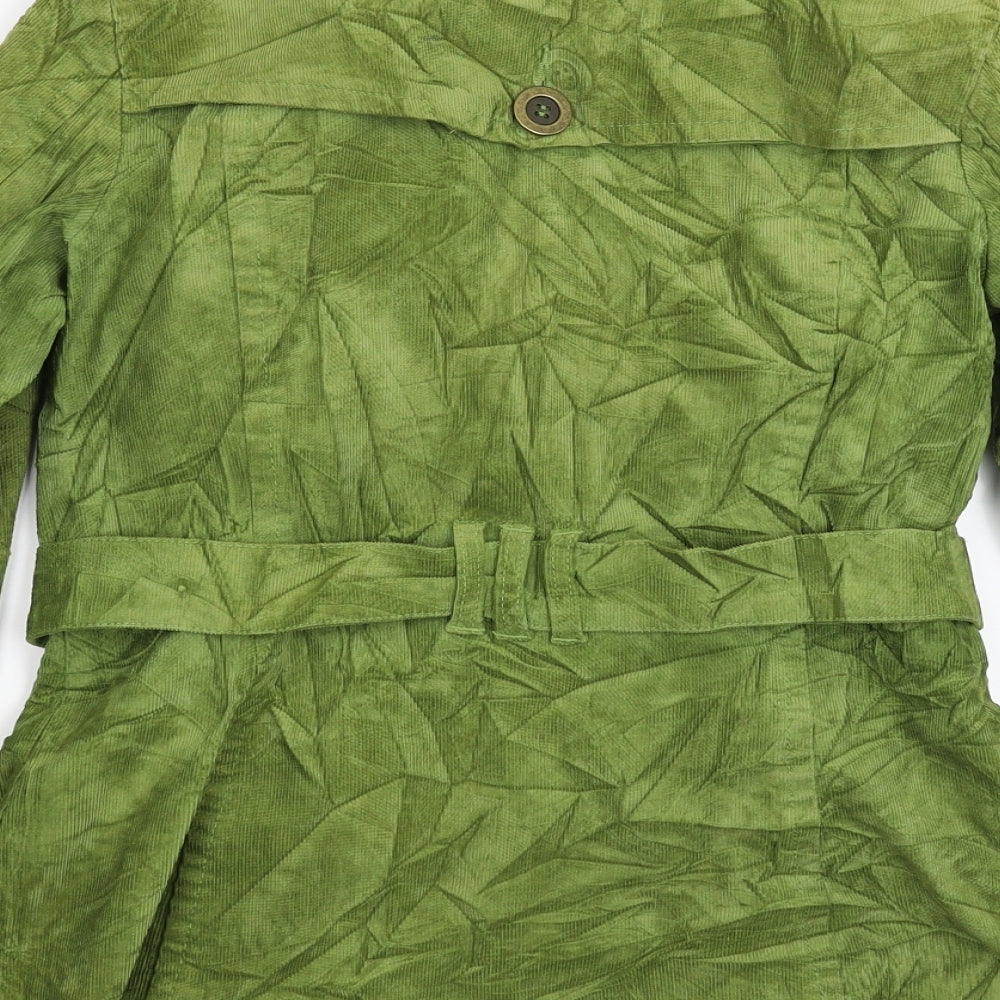 Principles Womens Green  Corduroy Jacket  Size 6