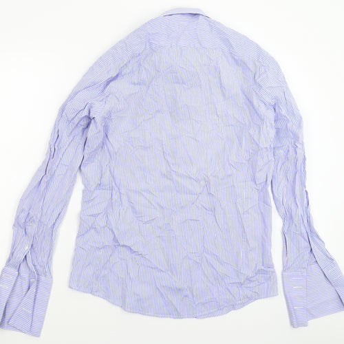 PINK Mens Blue    Dress Shirt Size 15.5
