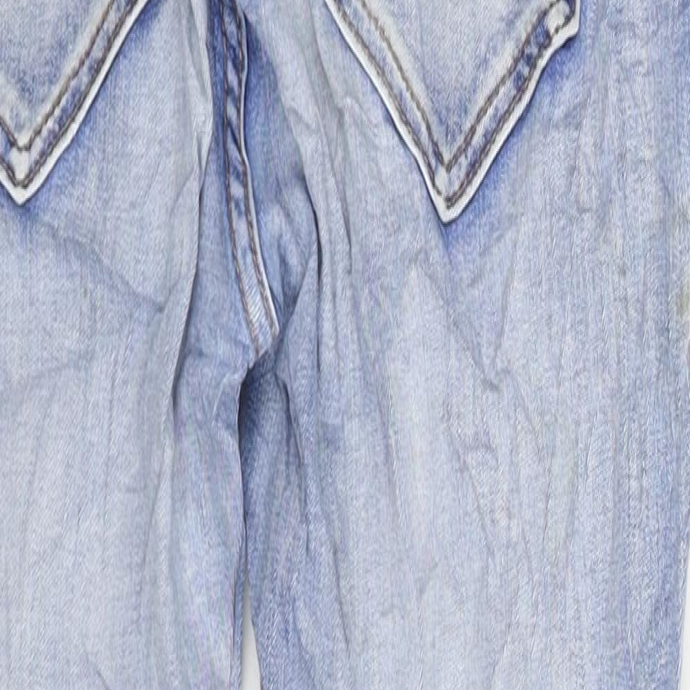H&M Womens Blue  Denim Skinny Jeans Size 10 L29 in