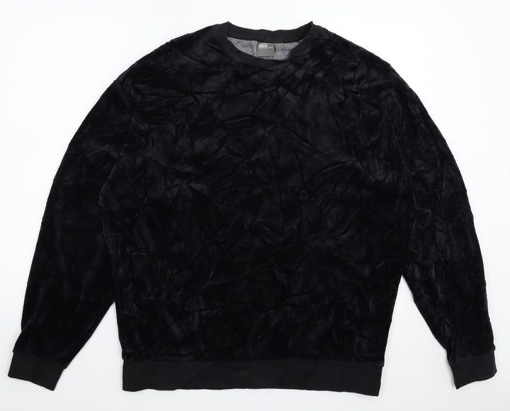 ASOS Mens Black   Pullover Sweatshirt Size S