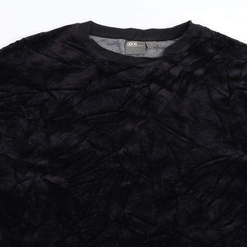 ASOS Mens Black   Pullover Sweatshirt Size S