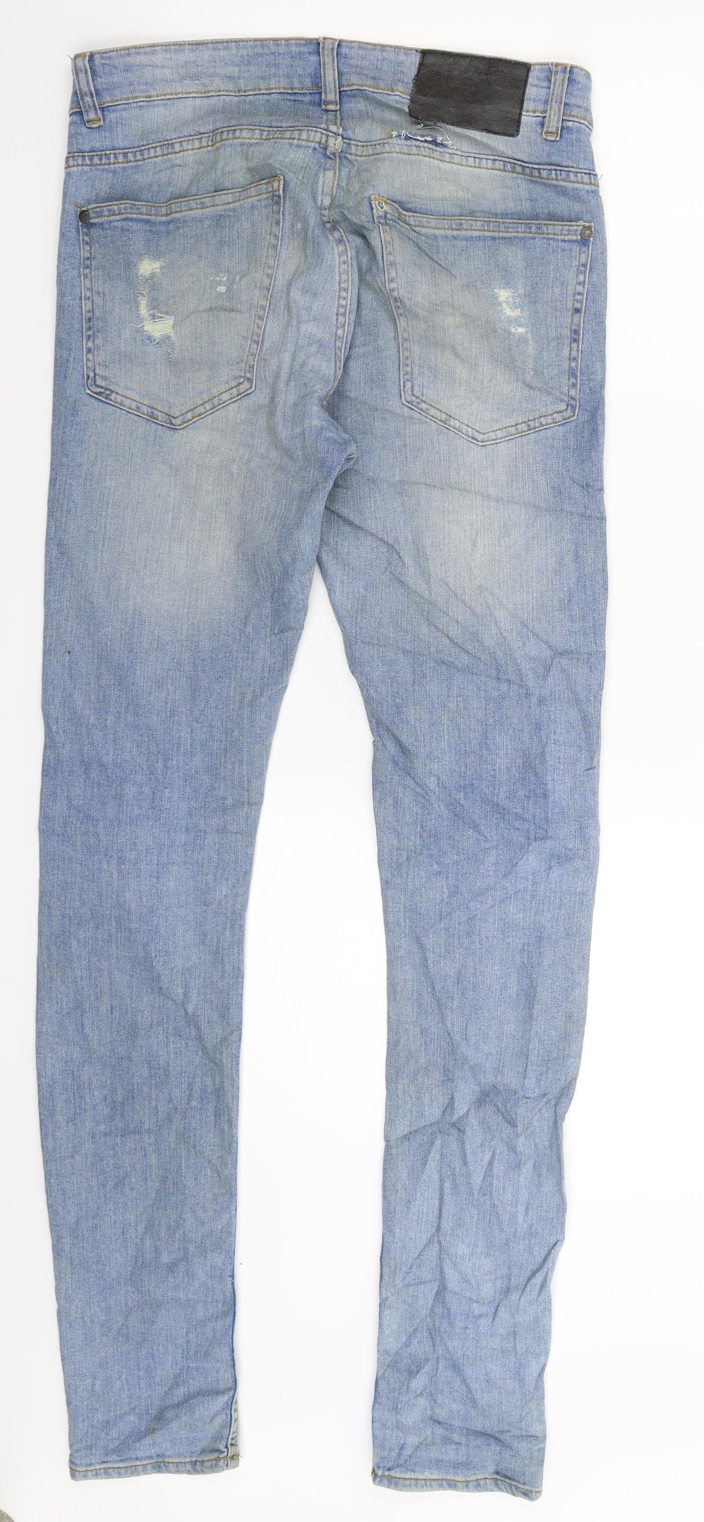 Divided Mens Blue  Denim Skinny Jeans Size 28 L32 in