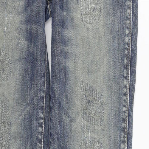 H&M Womens Blue  Denim Skinny Jeans Size 27 in L33 in
