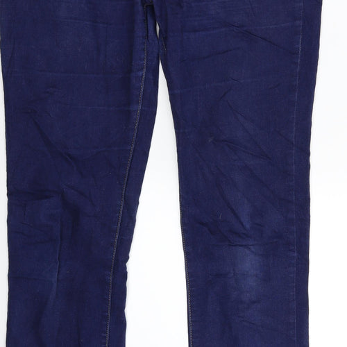 TU Womens Blue  Denim Jegging Jeans Size 12 L32 in