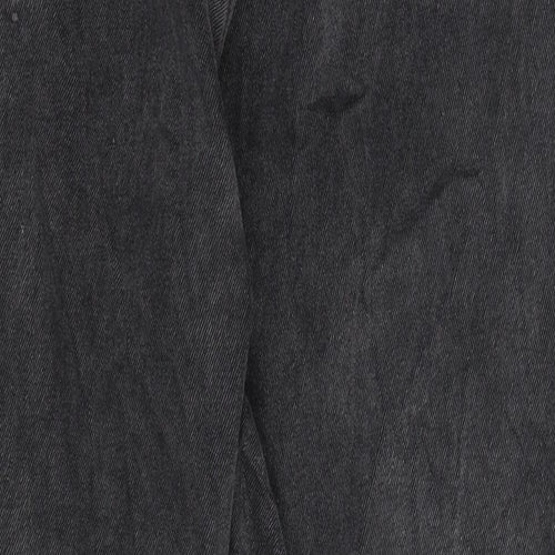 SheIn Womens Black  Denim Straight Jeans Size M L27 in