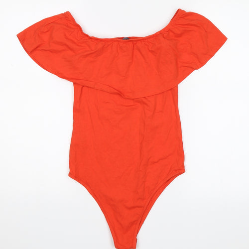 Primark Womens Orange   Leotard One-Piece Size 12