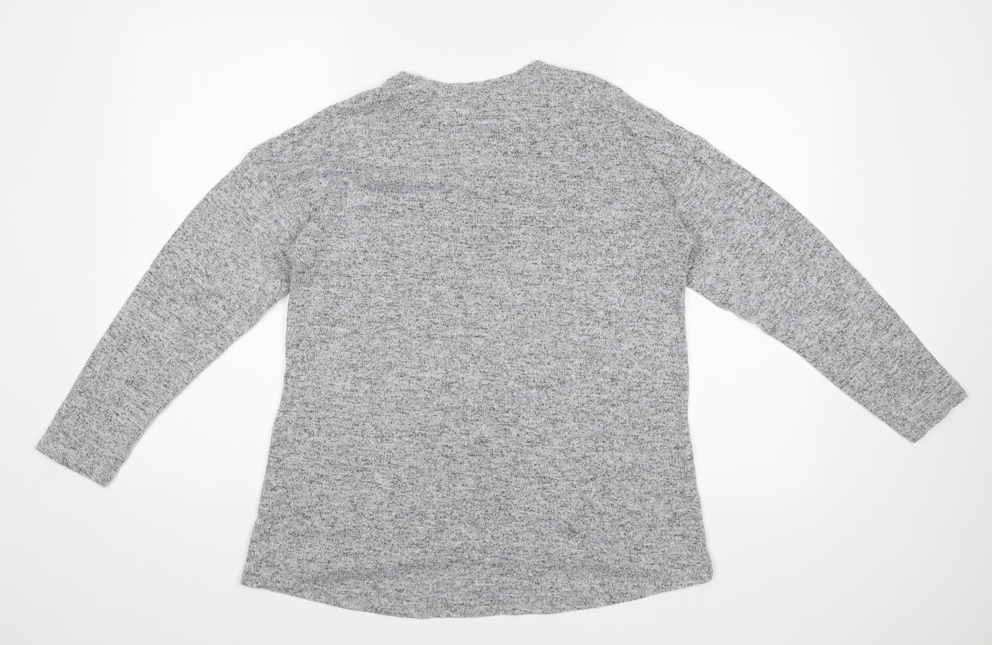 Peacocks Womens Grey   Pullover Jumper Size 10